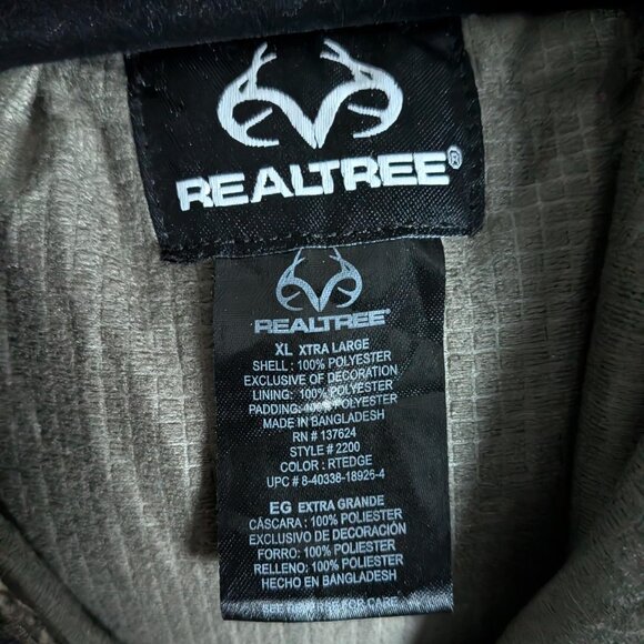 REALTREE insulated hooded jacket - Picture 5 of 5
